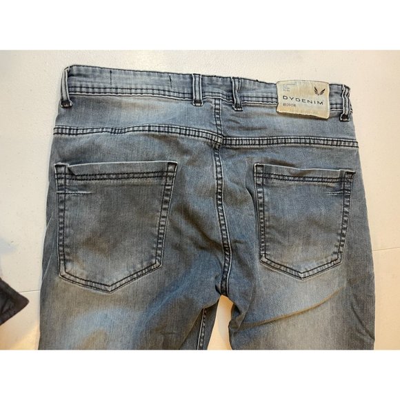 DY Womens Denim Jeans Super Skinny Mid Rise Five Design Pockets Blue Size 32 - Picture 3 of 11